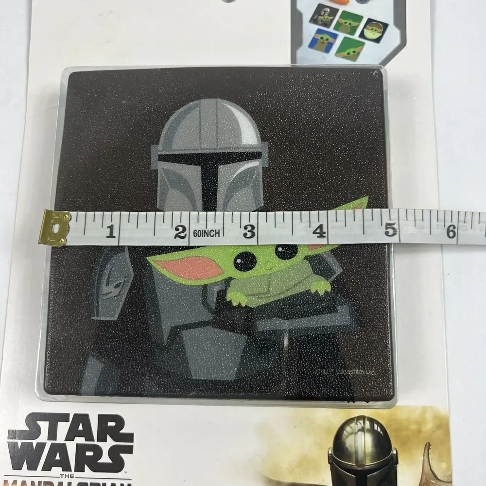 Star Wars Mandalorian Baby Yoda 5 pack Anti-Slip Tub Treads For Bathtub NEW